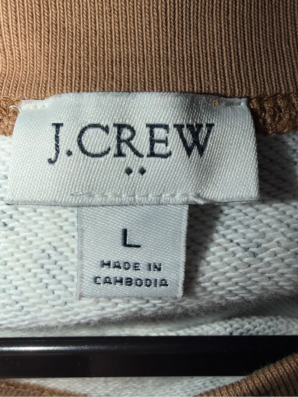 J Crew Size Large Crewneck Leopard Sweatshirt